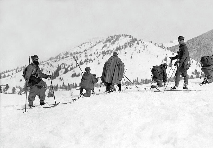 Wartime In The Mountains Photograph by Underwood Archives - Fine Art ...