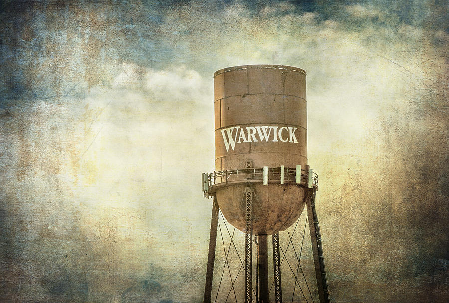 Warwick Water Tower Photograph by Cathy Kovarik