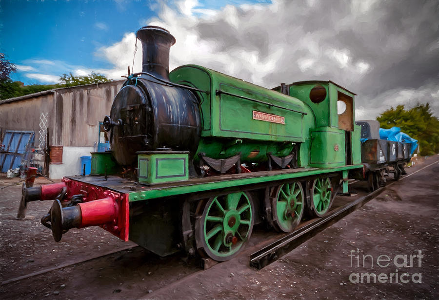 Train Photograph - Warwickshire No 2047 by Adrian Evans