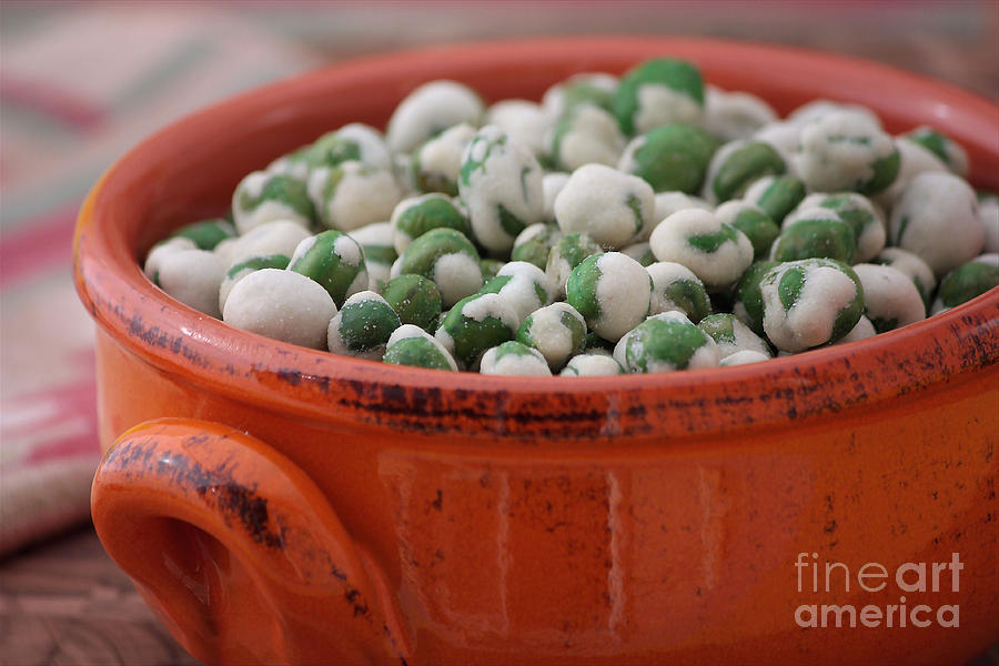 Still Life Photograph - Wasabi Peas by Luv Photography