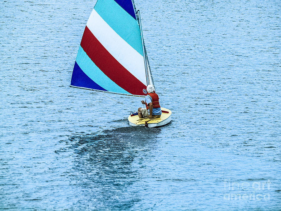 Blue Water Sailing Photograph - Wascana-24 by David Fabian