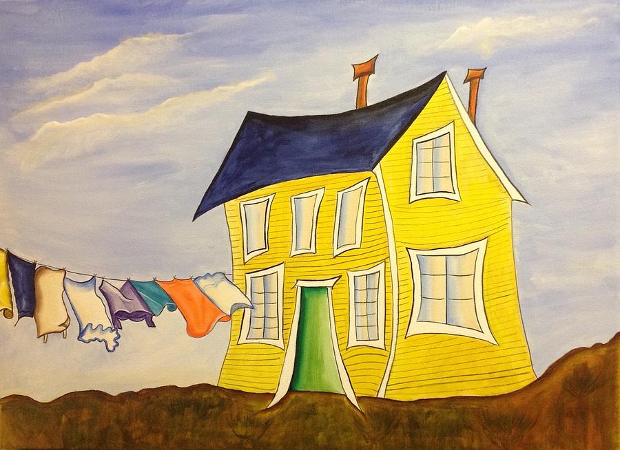 Wash Day  Painting by Heather Lovat-Fraser