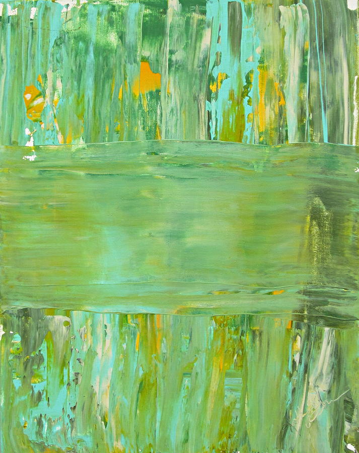 Washed in Green Painting by Kathy Sheeran