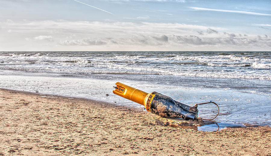 Washed up Buoy Photograph by Alex Hiemstra - Fine Art America