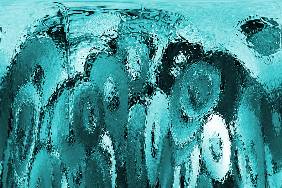 Washer Falls Abstract Digital Art by Ernest Echols