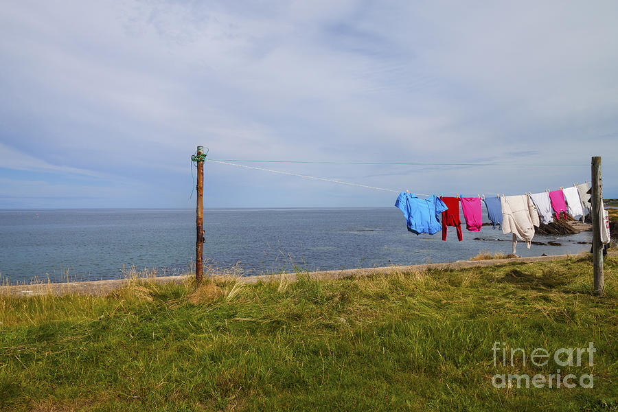 Washing Day In Buckie Photograph by Diane Macdonald