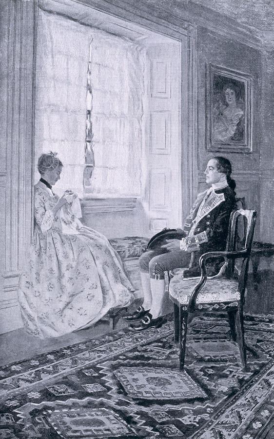 Washington And Mary Philipse, Illustration From Colonel Washington By ...