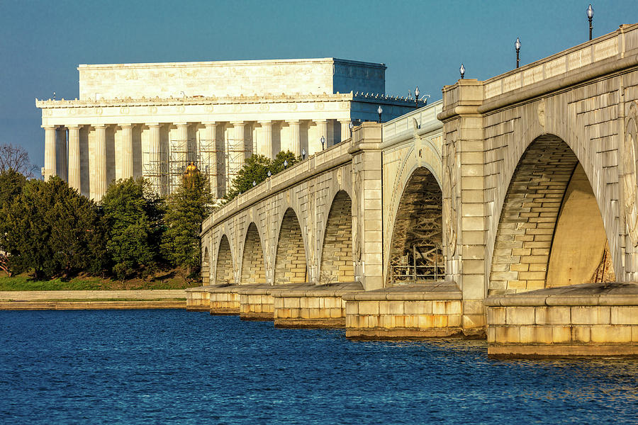 Washington D.c. Memorial Bridge Spans Photograph by Panoramic Images