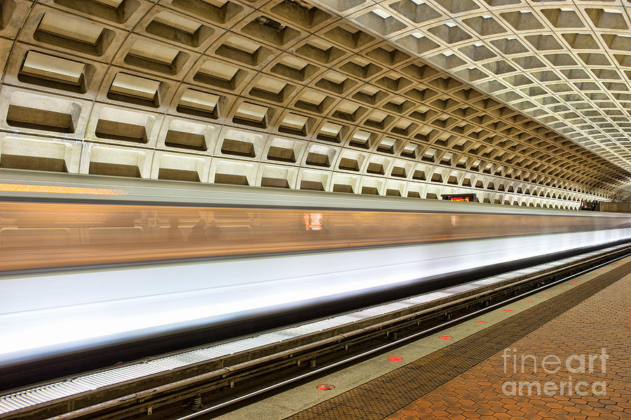Washington D.c. Photograph - Washington DC Metro Station VII by Clarence Holmes