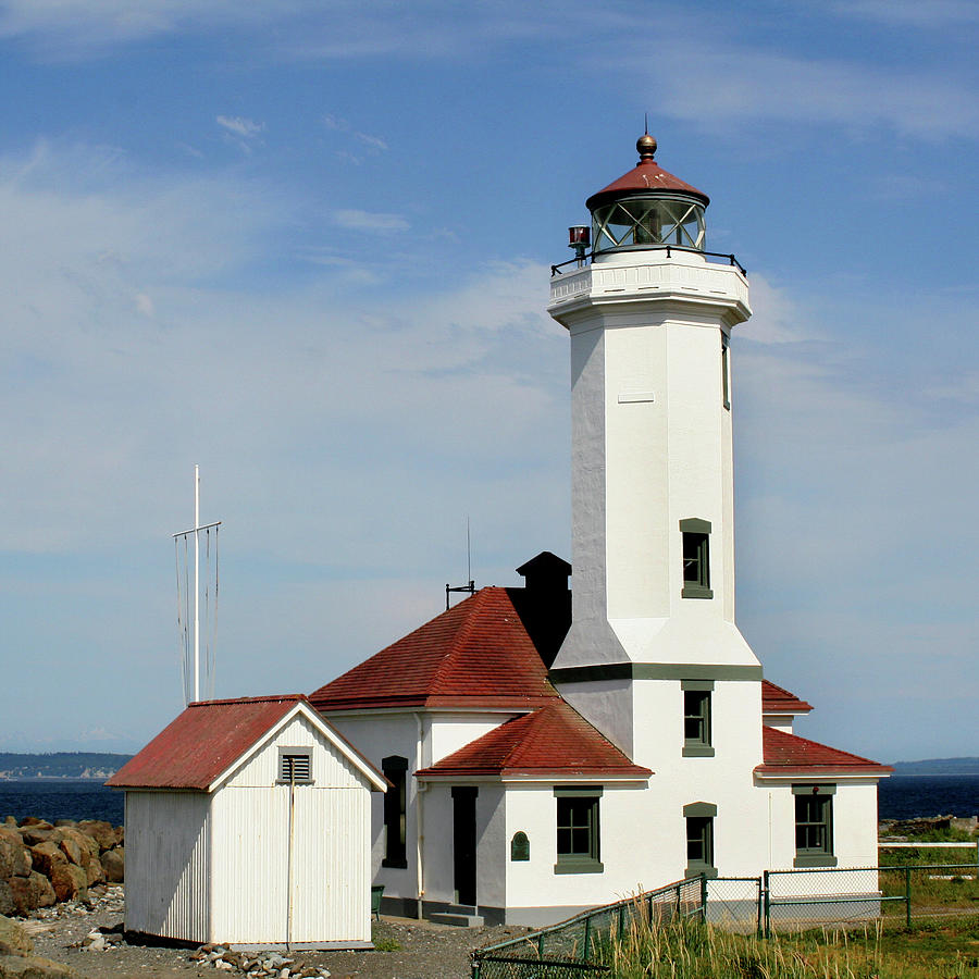 Washington Lighthouse Photograph by Art Block Collections