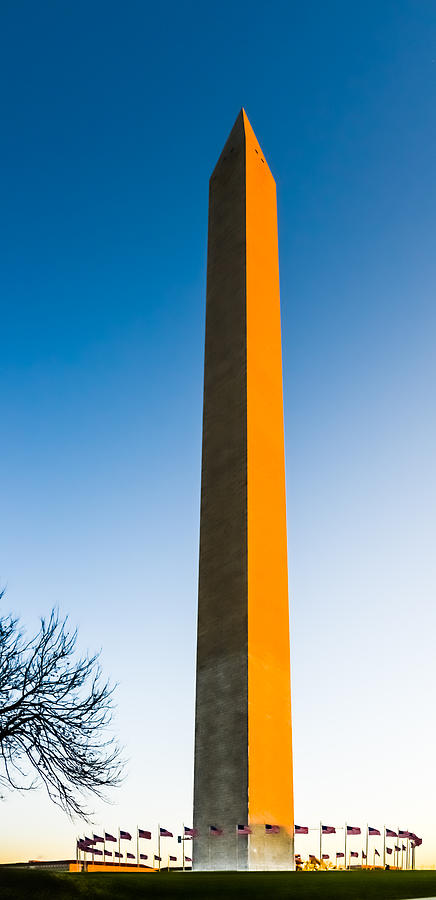 Washington Monument At Dawn Photograph