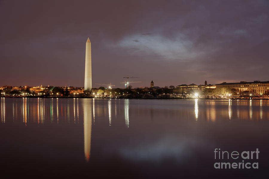 Washington Monument at Pre-Dawn Photograph by Terry Rowe
