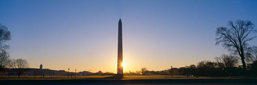 Washington Monument At Sunrise Photograph by Panoramic Images