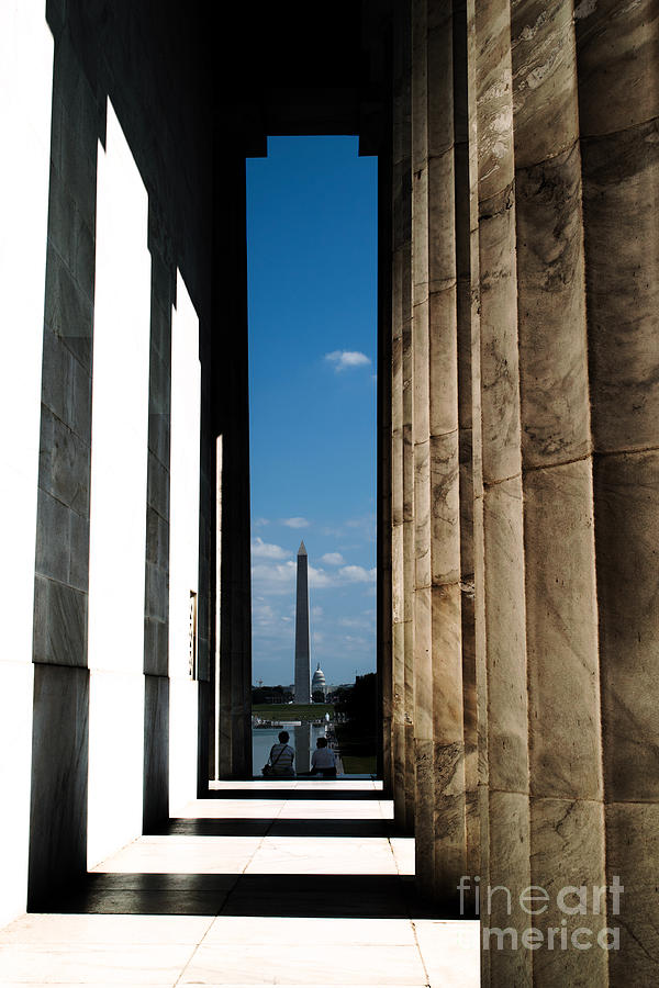 Washington Monument Color Photograph by Angela DeFrias