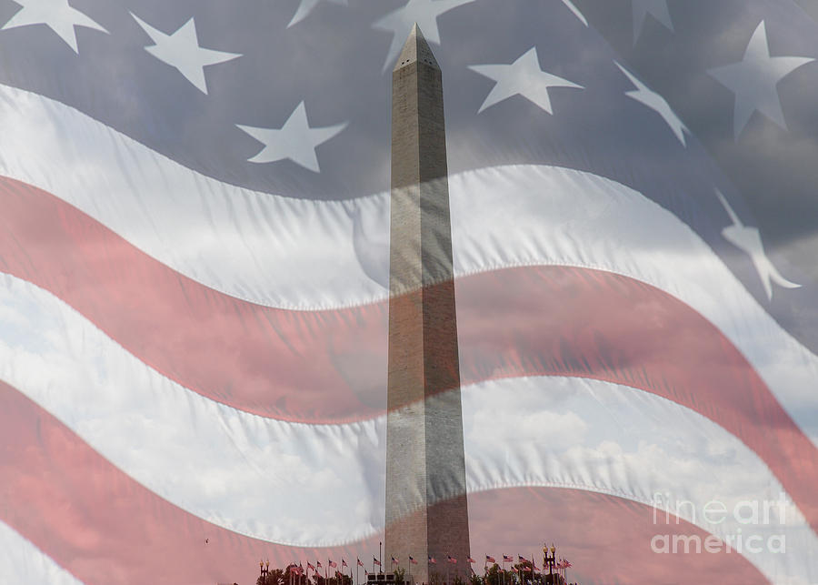 Washington Monument Photograph - Washington Monument by DejaVu Designs
