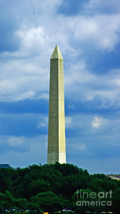 Washington Monument Photograph by Randall Cogle
