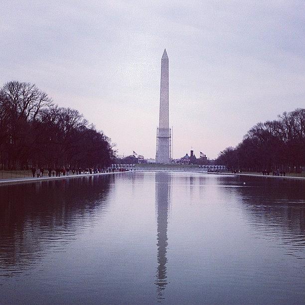 Dc Photograph - Washington Monument Reflected In The by Shelly Rodriguez