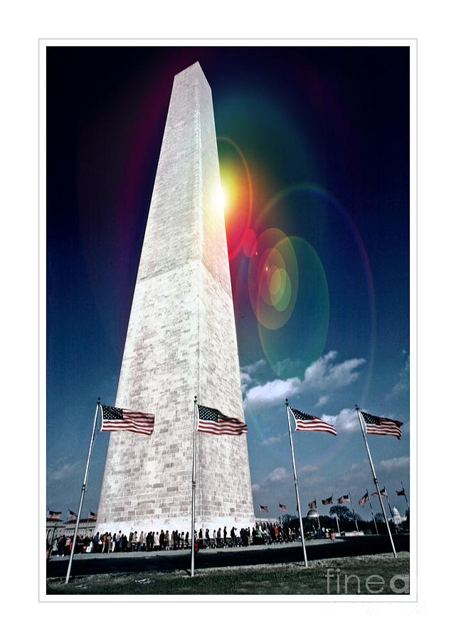 Washington Monument Ver - 1 Photograph by Larry Mulvehill