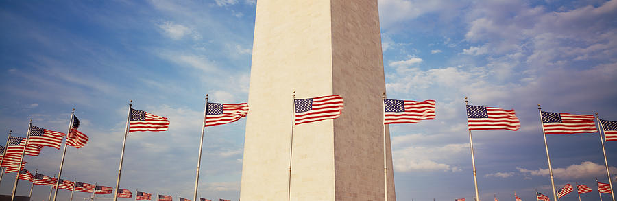 Washington Monument Photograph - Washington Monument Washington Dc Usa by Panoramic Images