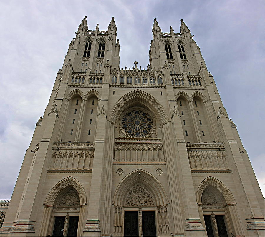 Architecture Photograph - Washington National Cathedral - Washington DC - 01131 by DC Photographer