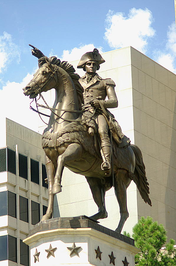 Washington On His Horse Photograph by Suzanne Powers