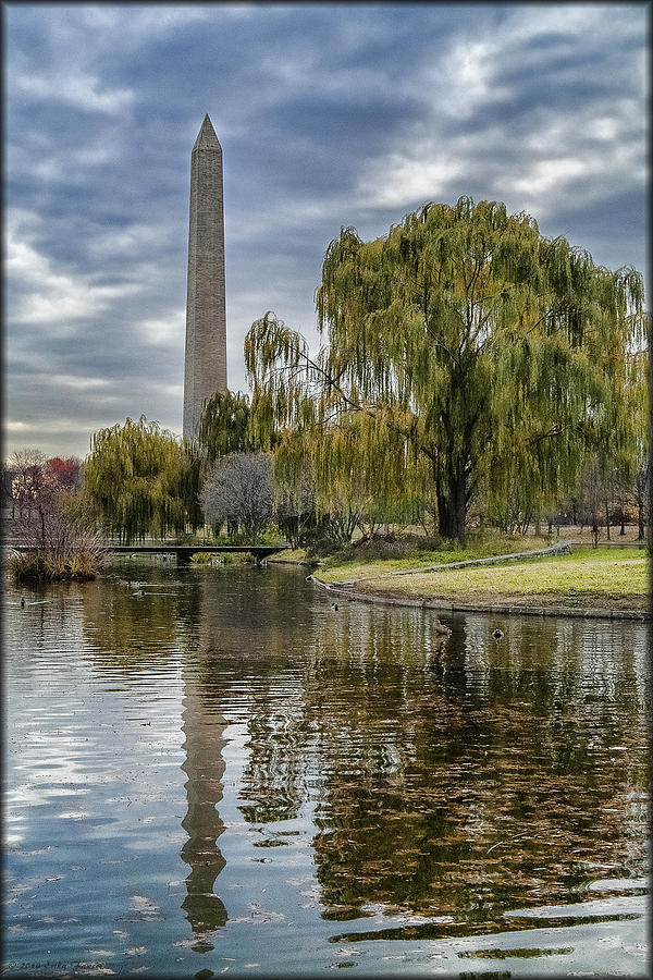 Washington Reflection Photograph by Erika Fawcett