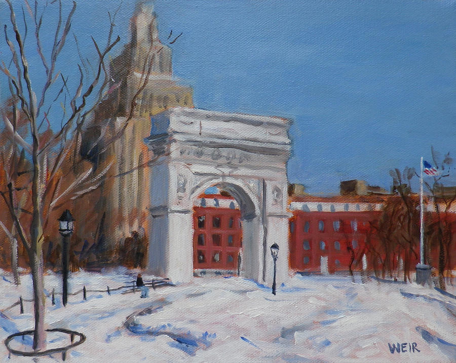 Washington Square NYC Painting by Chris Weir