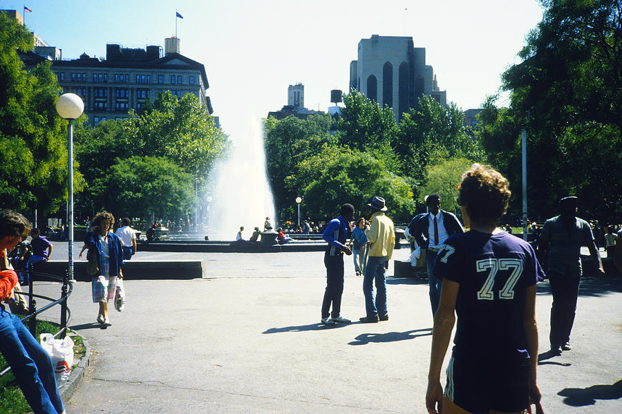 Washington Square Park 1984 Photograph by Gordon James