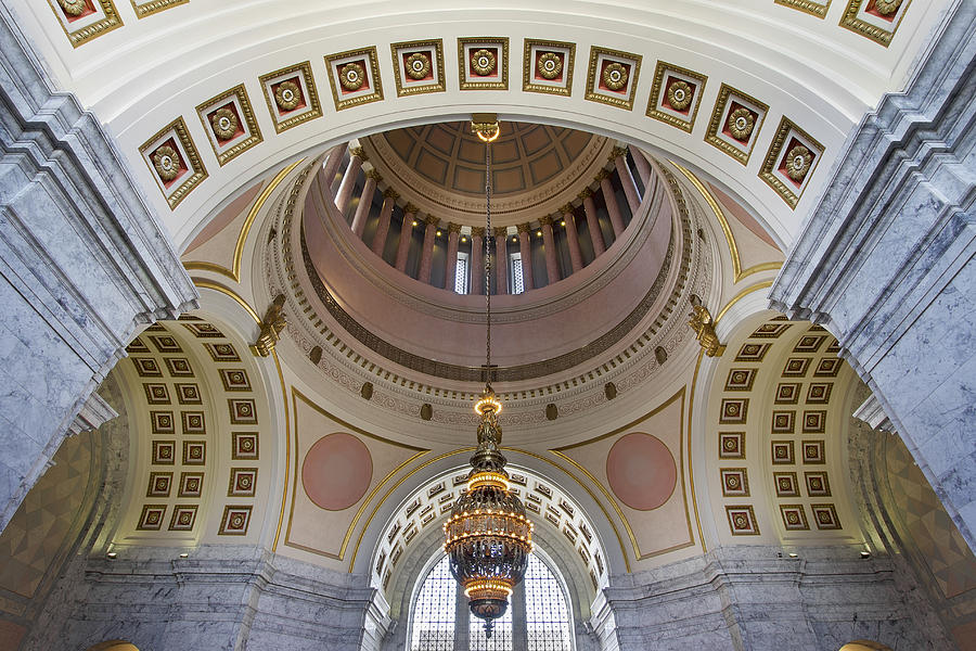 Washington State Capitol Building Rotunda Photograph by Jit Lim - Fine ...