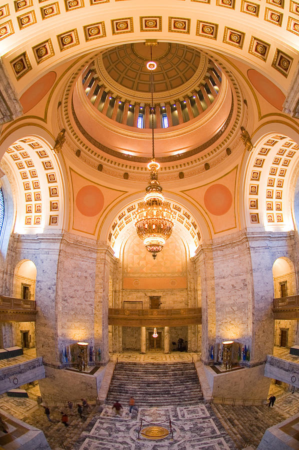 Washington State Capitol Rotunda Photograph By Frank Tozier