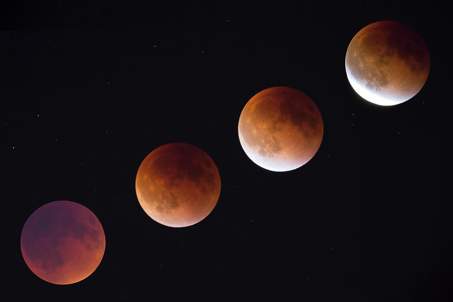 Washington State, Seattle, Lunar Photograph by Jamie and Judy Wild