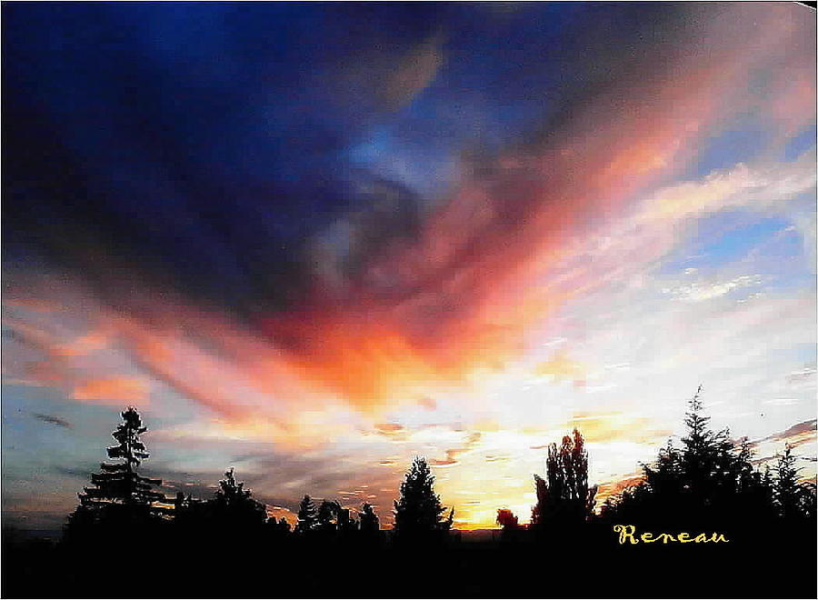 Washington State Solstice Sunset  Photograph by A L Sadie Reneau