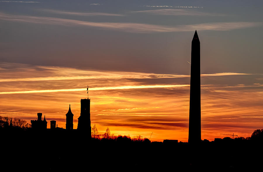 Washington Sunset Photograph by Walt  Baker
