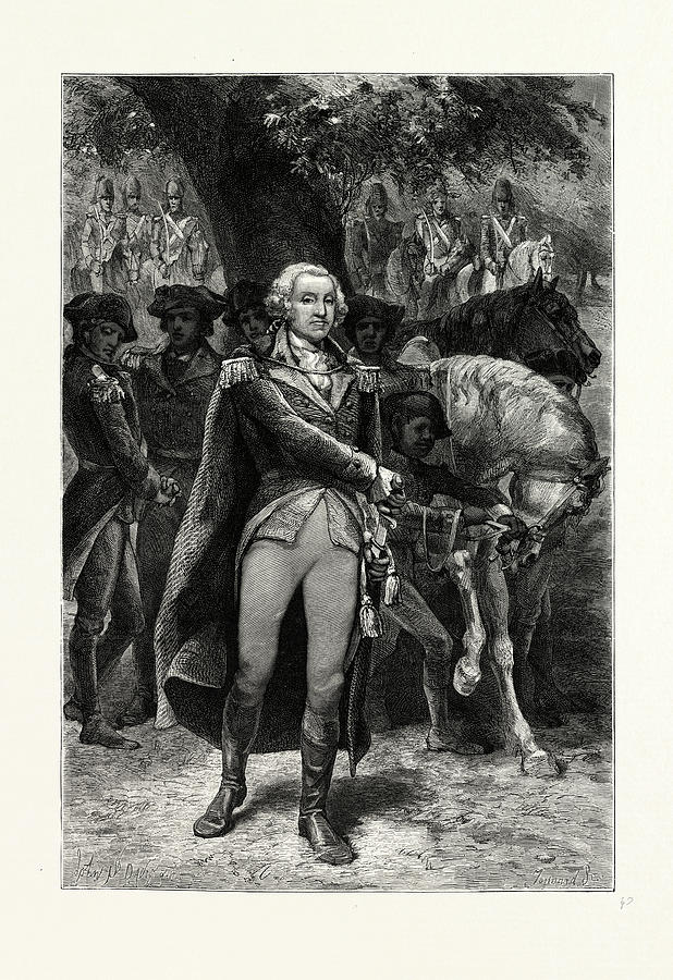 George Washington Drawing - Washington Taking Command. George Washington 17321799 by American School