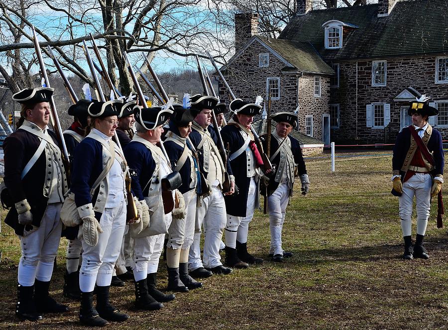 Washingtons Crossing Continentals Photograph by Steven Richman
