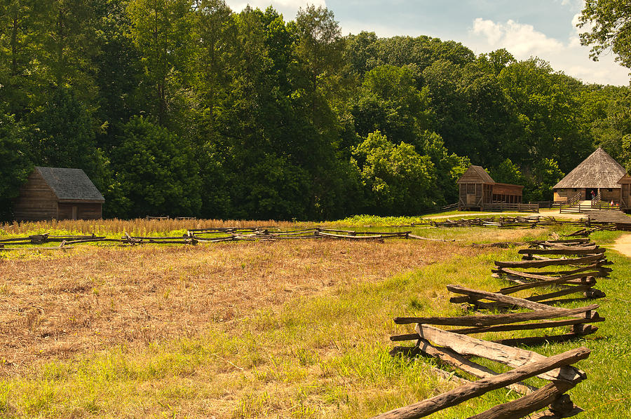 George Washingtons Mount Vernon Farm Photograph by Paul Mangold