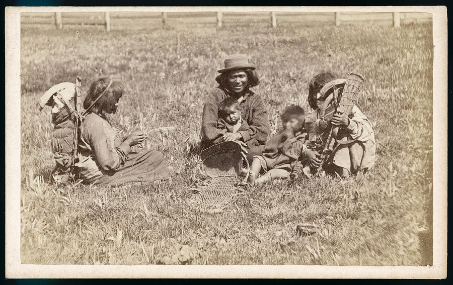 Washoe Indians Of The Valley Of Lake Photograph by Mary Evans Picture ...