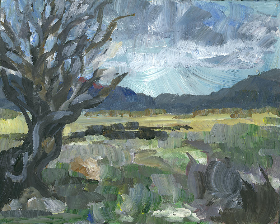 Landscape Painting - Washoe Valley by Susan Moore