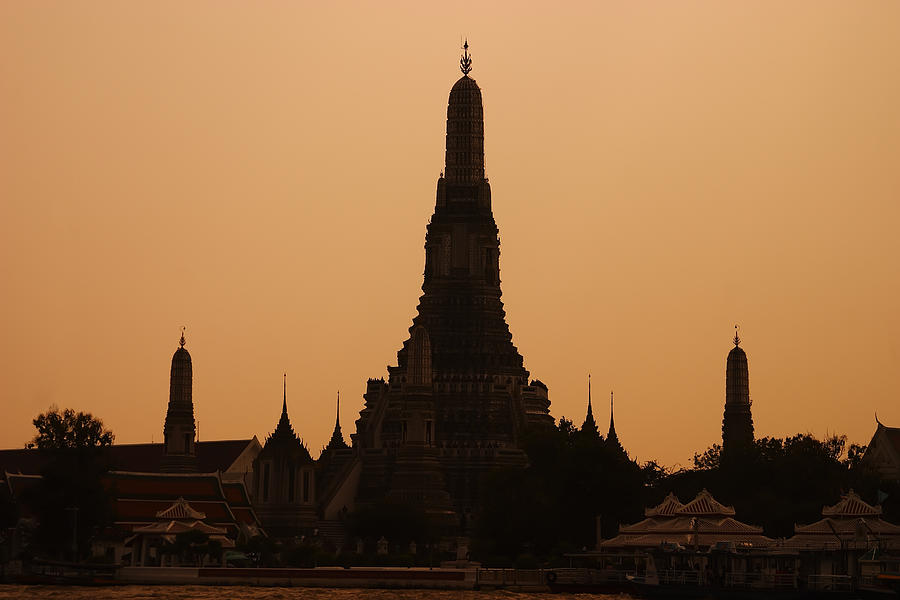 Architecture Photograph - Wat Arun by Adam Romanowicz