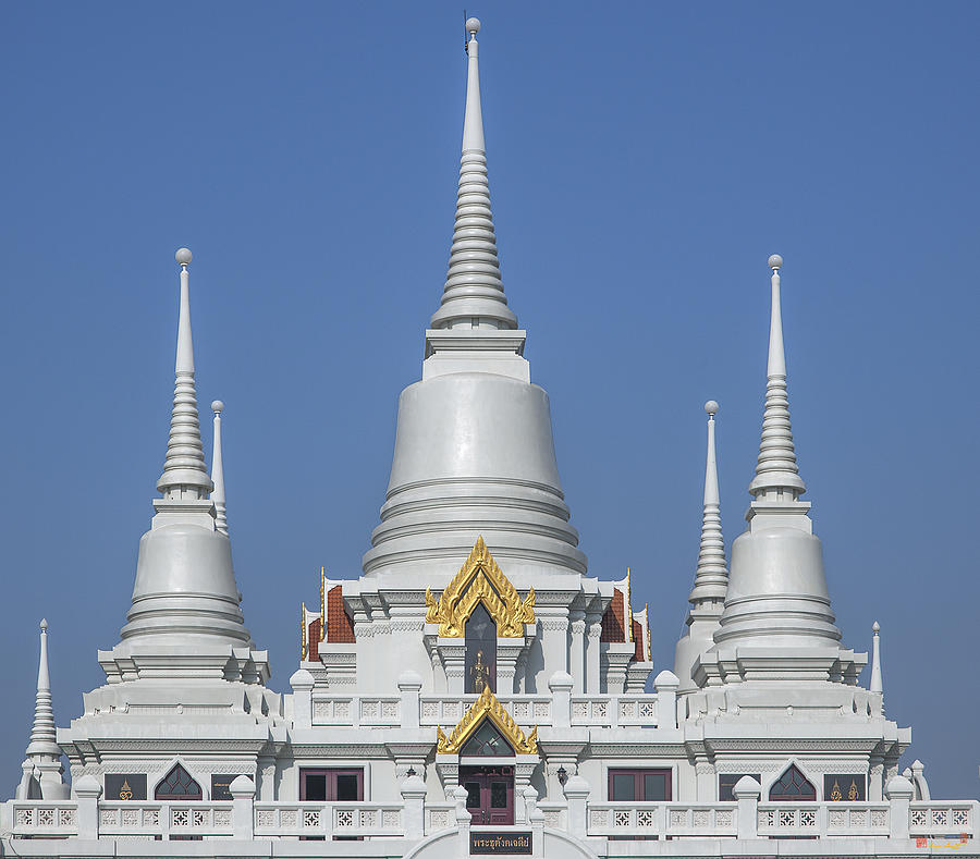 Wat Asokaram Phra Thutangkha Chedi DTHSP0005 Photograph by Gerry Gantt