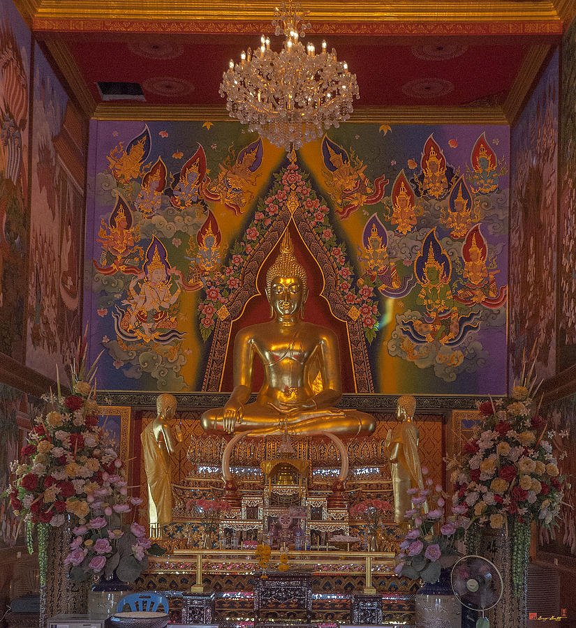 Wat Bukkhalo Phra Ubosot Buddha Image DTHB1801 Photograph by Gerry Gantt