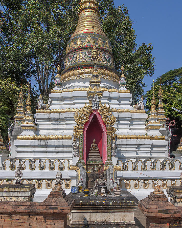 Wat Chai Monkol Phra Chedi Buddha Niche DTHCM0863 Photograph by Gerry Gantt