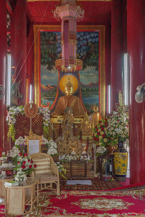 Wat Chedi Liem Phra Wihan Buddha Image DTHCM0827 Photograph by Gerry Gantt