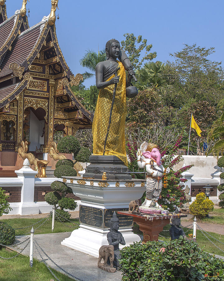Wat Chedi Liem Traveling Buddha and Ganesha DTHCM0830 Photograph by Gerry Gantt