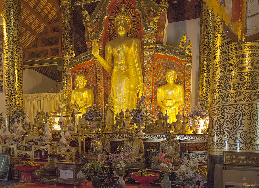 Wat Chedi Luang Phra Wiharn Buddha Phra Chao Attarot DTHCM0043 Photograph by Gerry Gantt