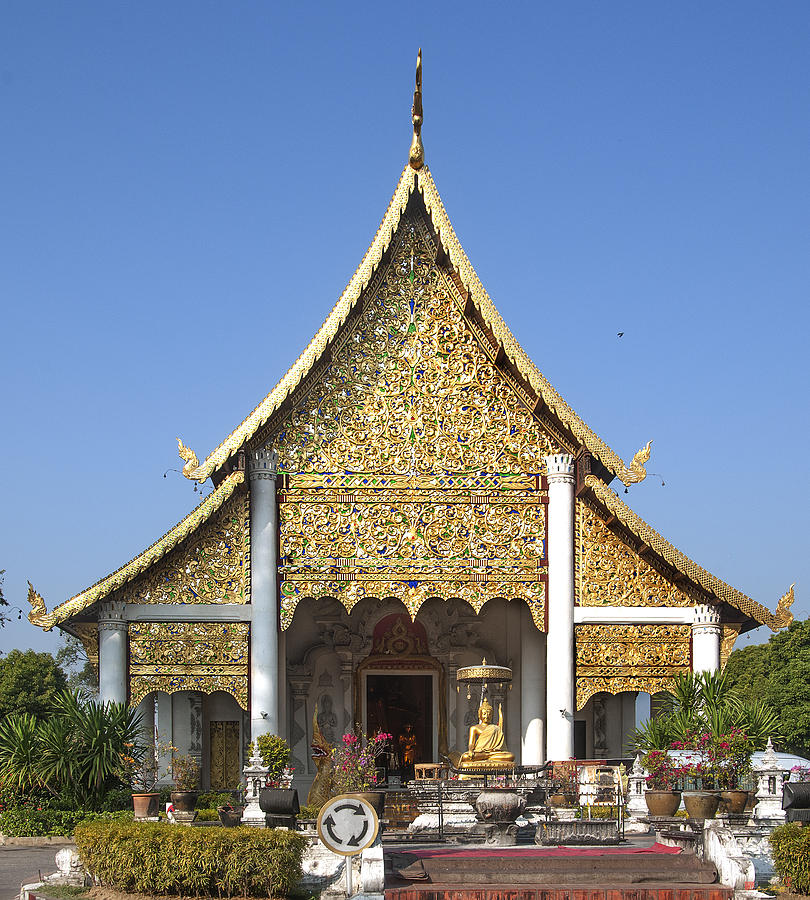 Wat Chedi Luang Phra Wiharn DTHCM0031 Photograph by Gerry Gantt