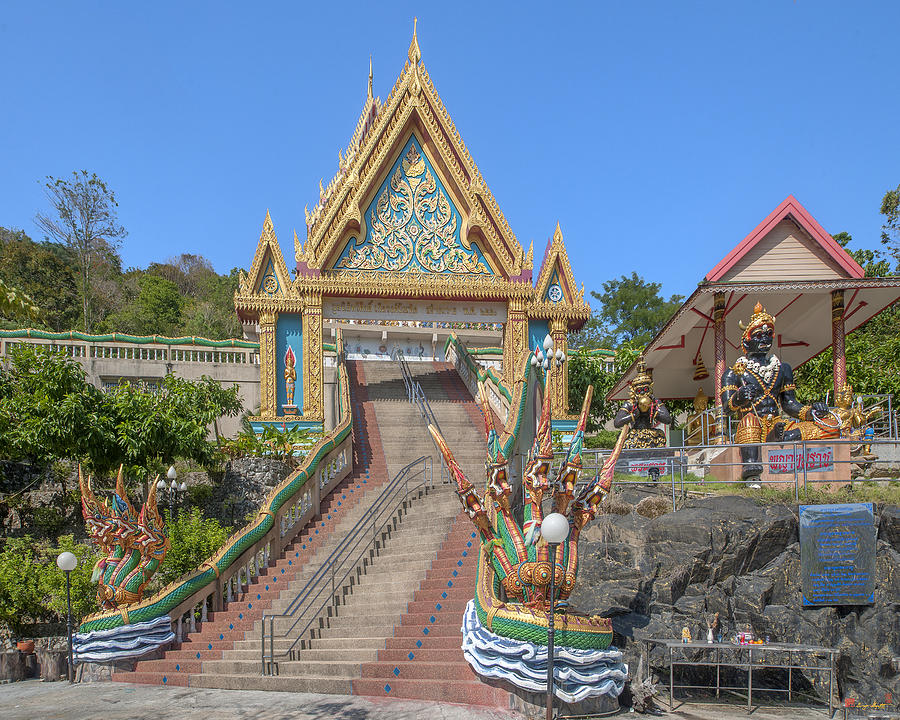 Wat Khao Rang Ubosot Gate DTHP0541 Photograph by Gerry Gantt