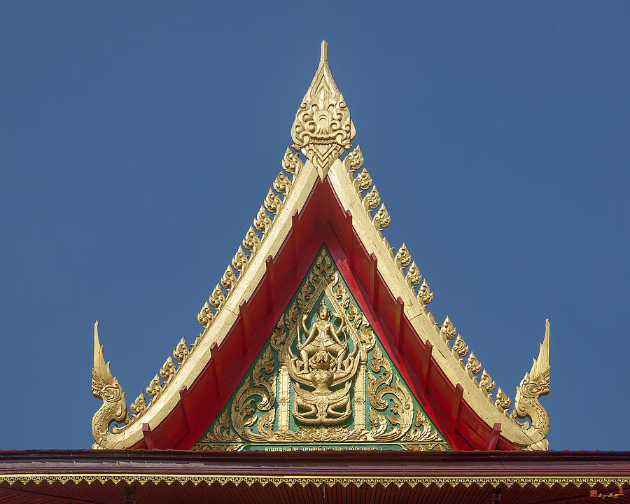 Wat Laksi Gable DTHB1453 Photograph by Gerry Gantt