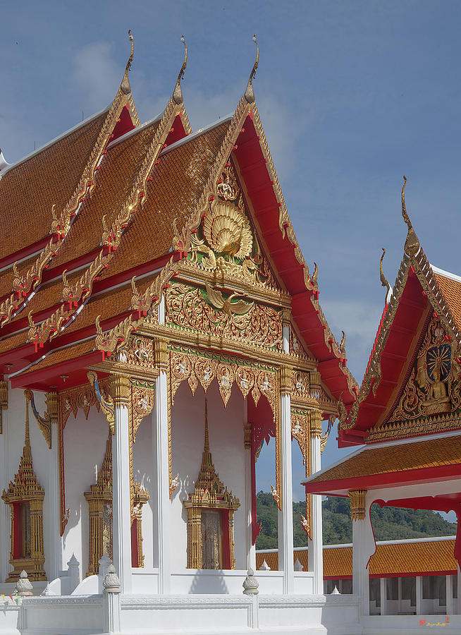 Wat Luang Pu Supa Ubosot DTHP327 Photograph by Gerry Gantt