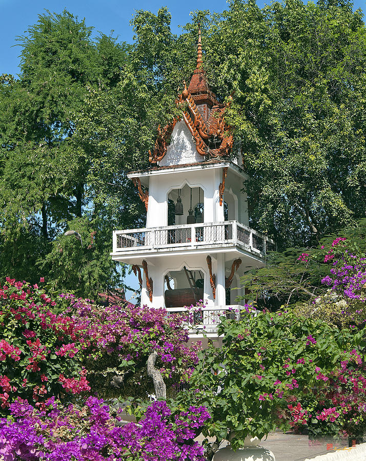 Wat Mahawanaram Bell and Drum Tower DTHU661 Photograph by Gerry Gantt